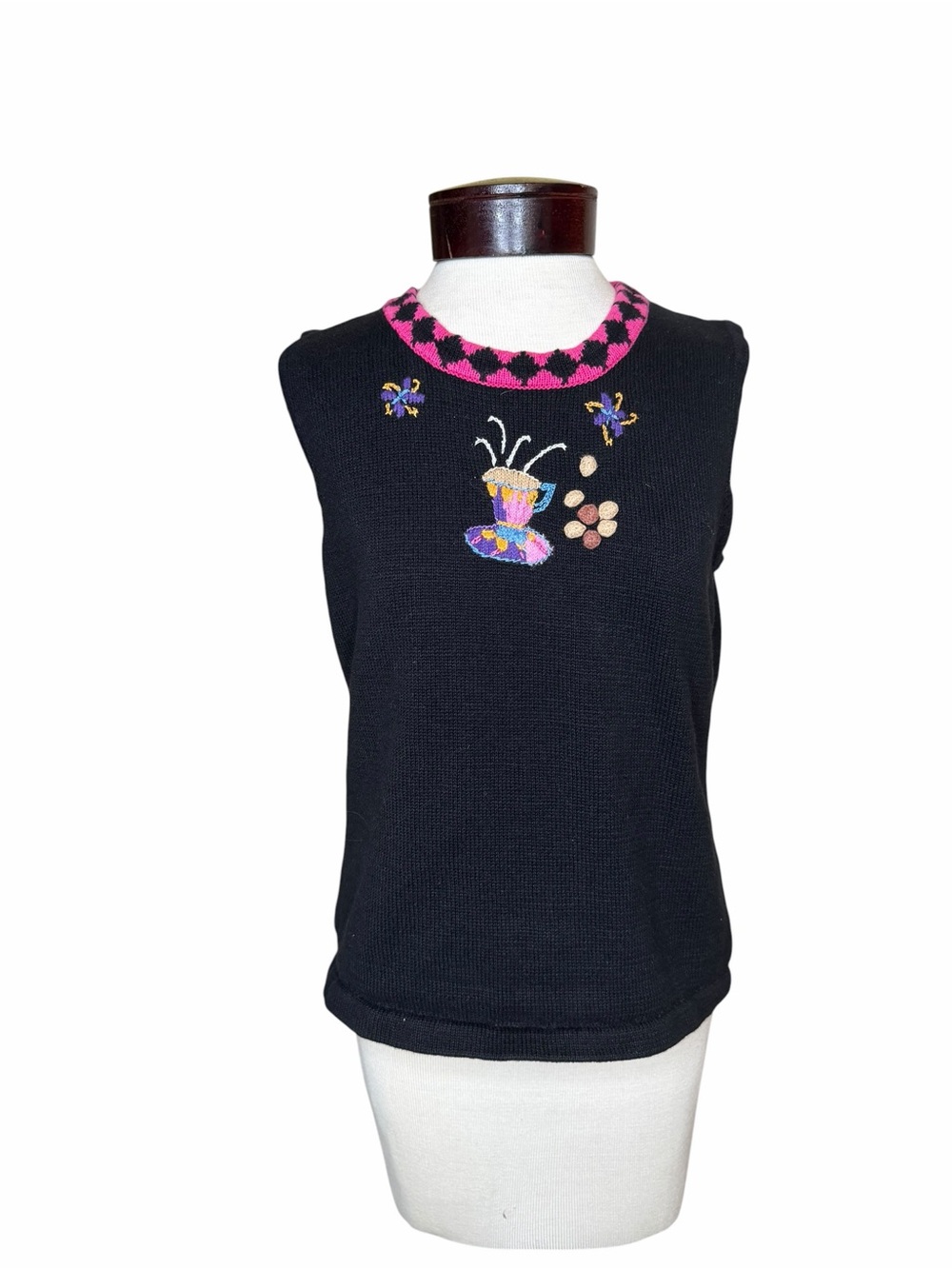 Storybook Knits “Morning Brew Tank” Sleeveless Knit Top – Size M (Runs Small)